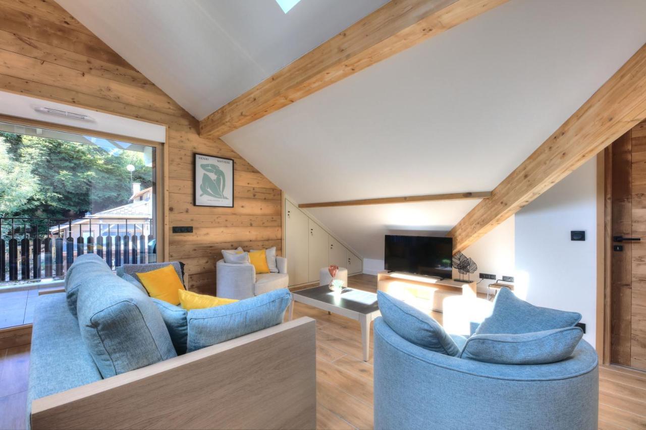 Апартаменты Immobilier De Montagne - La Collection - La Telecabine Сен-Жерве-Ле-Бэн Экстерьер фото