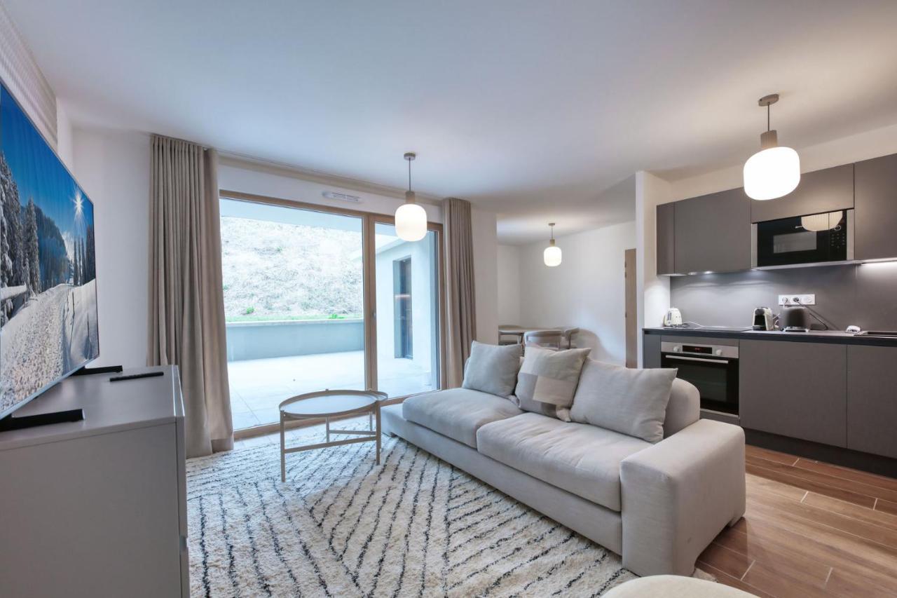 Апартаменты Immobilier De Montagne - La Collection - La Telecabine Сен-Жерве-Ле-Бэн Экстерьер фото